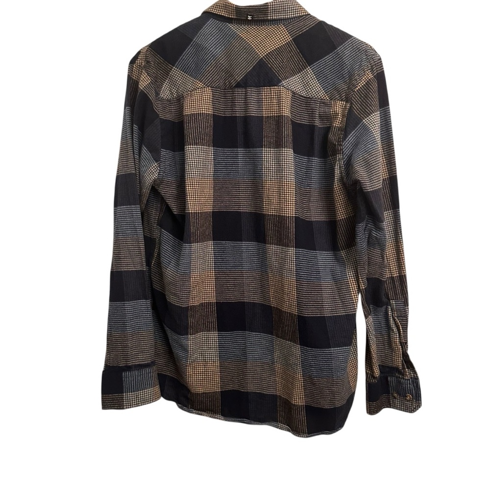 Jetty Marine Supply Company Long Sleeve Flannel Shirt Men’s Medium Plaid - Picture 3 of 8